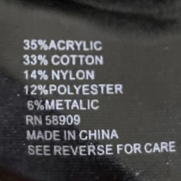 Alex Marie Nicole | Tie Front Sweater Dress Black/Gold | Size Large Women's - Picture 12 of 16